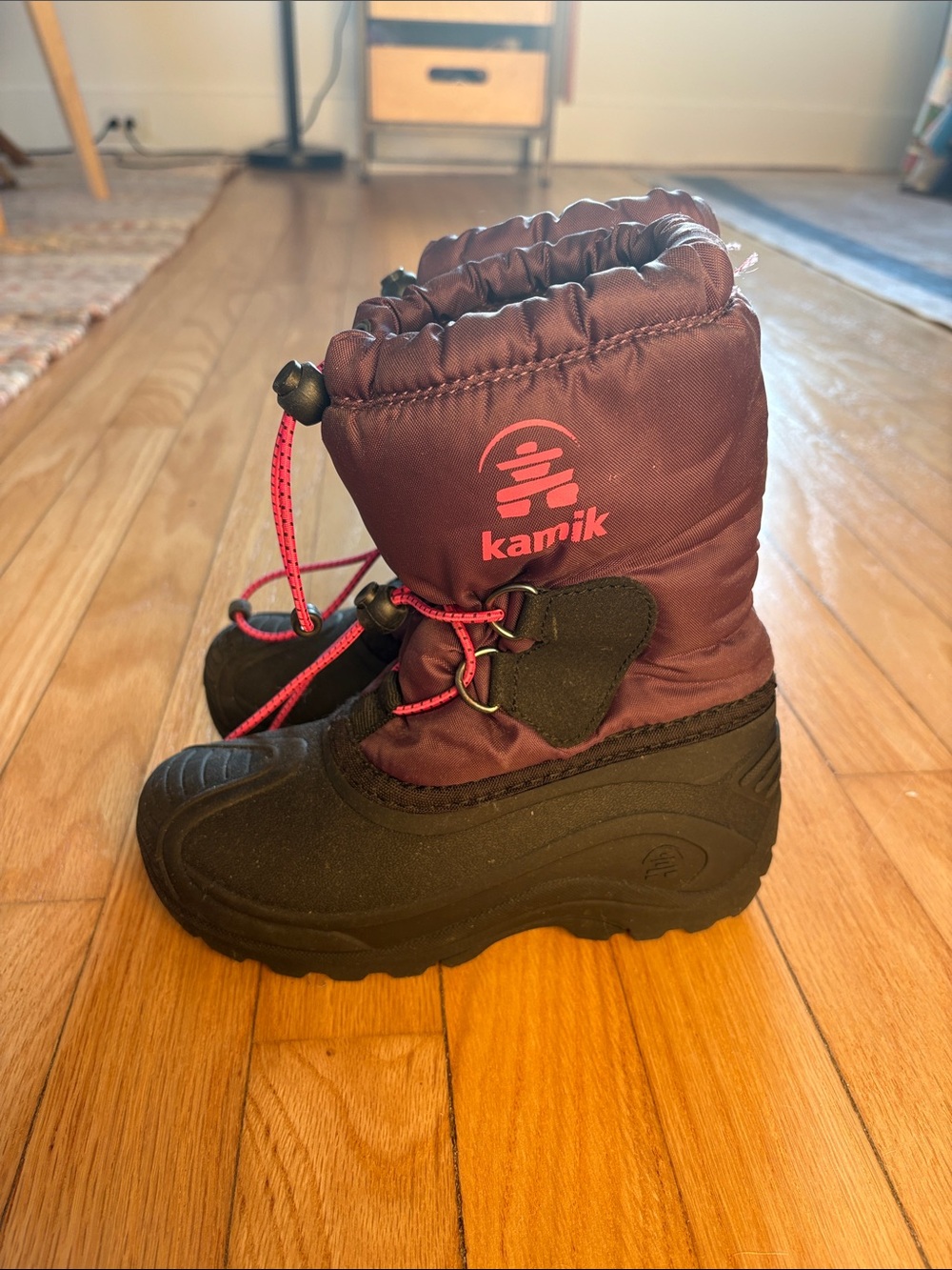 Kamik Kids North Pole Winter Boot in blackberry